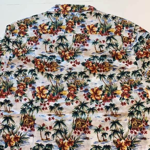 Sonoma Men’s Medium Tropic “Camp Shirt” Short Sleeve Button Shirt D26 - Picture 3 of 10